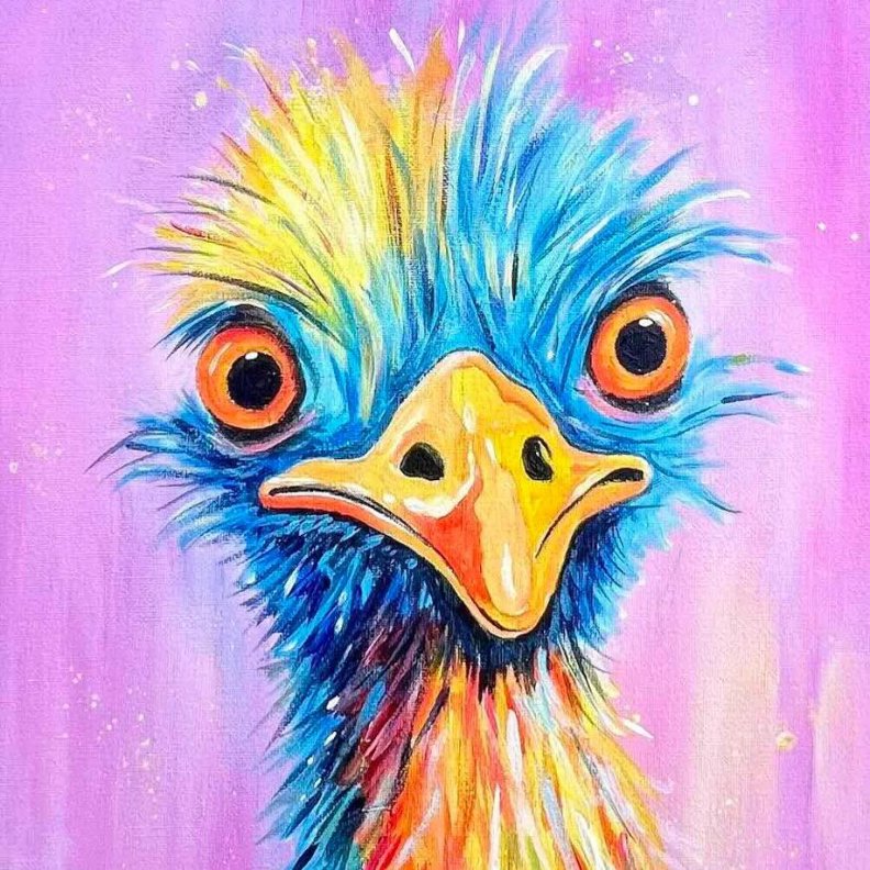 The Paint Club - Paint an Emu