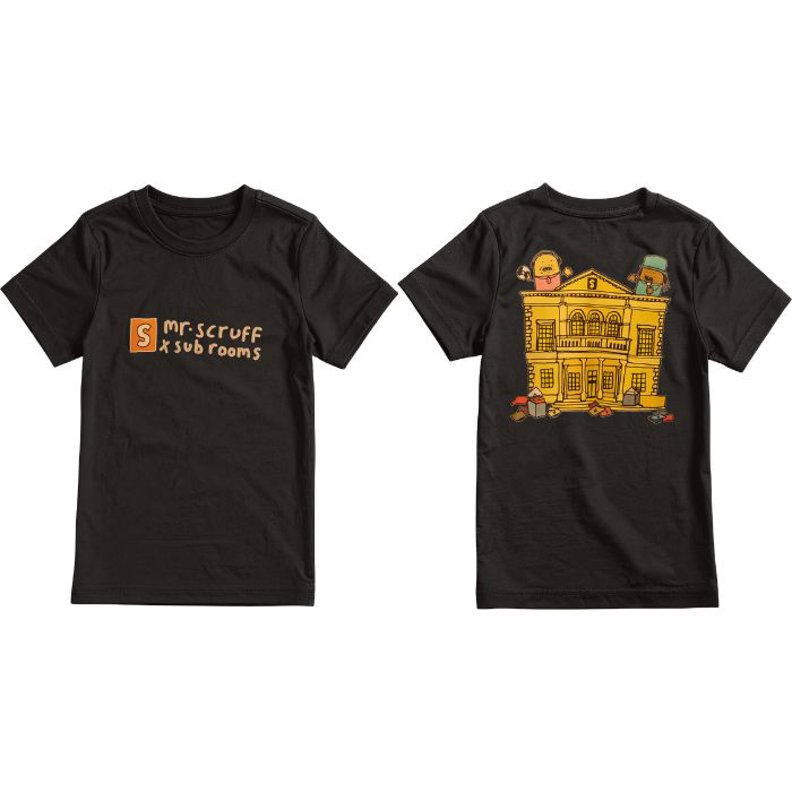 Mr Scruff. T-Shirt - Black