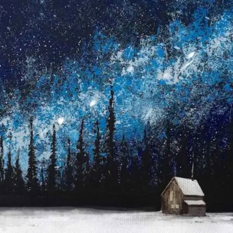 The Paint Club: Winter Cottage