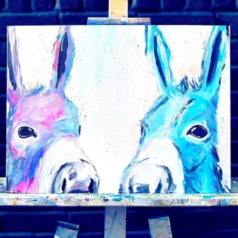 The Paint Club - Donkeys