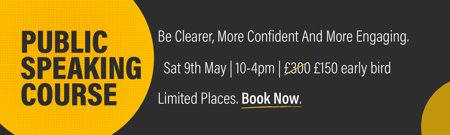 Web Banner Ashley Howard Public Speaking Course