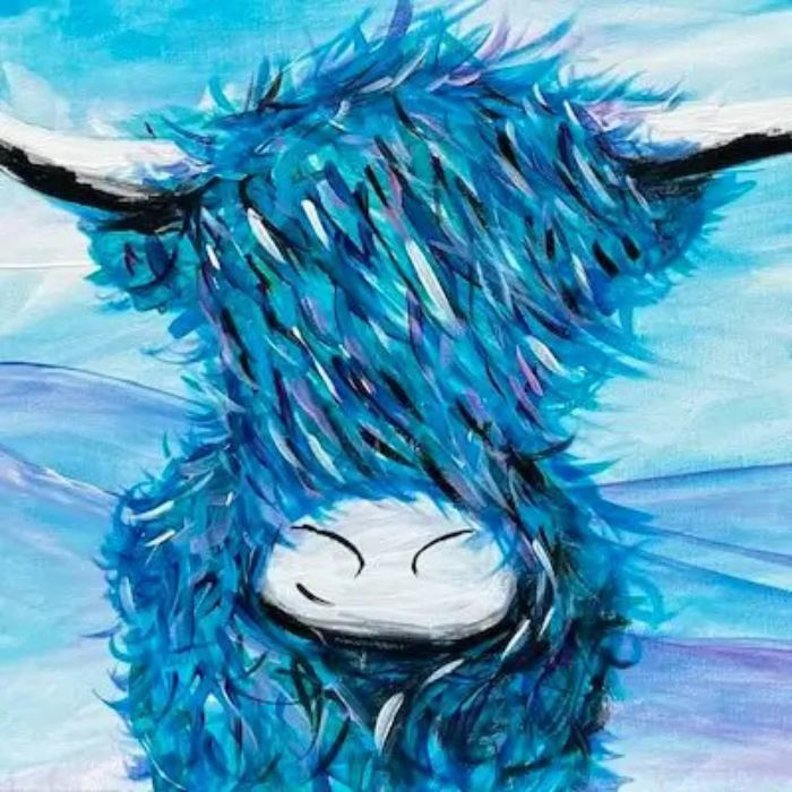 The Paint Club: Highland Cow