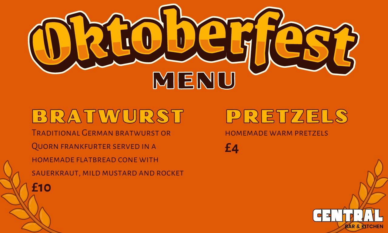 Oktoberfest Website Menu
