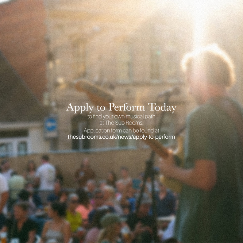 Apply to Perform at The Sub Rooms