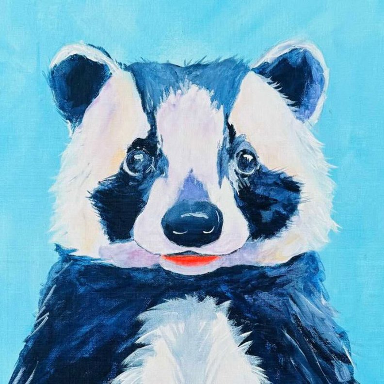 The Paint Club - Paint a Badger